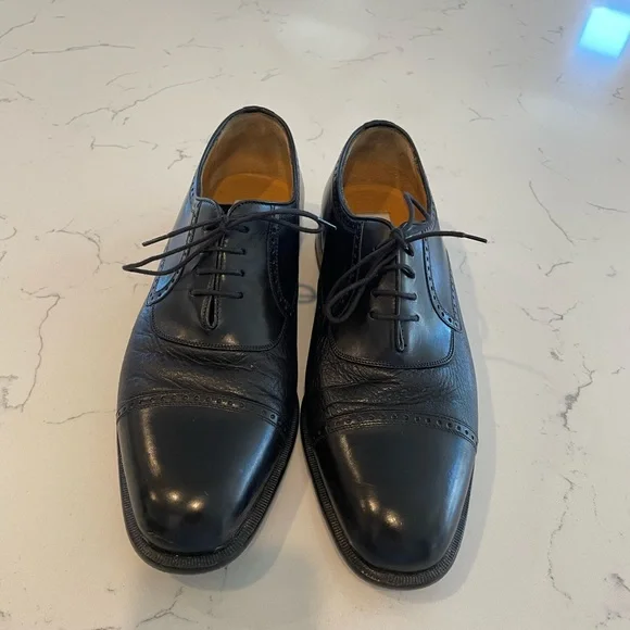 Mezlan “Nicola” men’s shoes SZ 13 leather oxfords MEZLAN Nicola Oxford Dress Shoes Cap Toe Brown (Men\ main image 2
